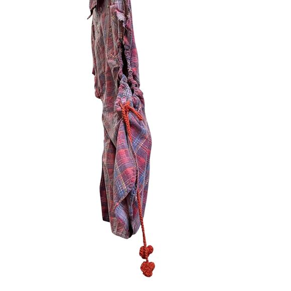 VINTAGE‎ One Of A Kind CARLO SANTINI REWORKED ROPE PULL SIDE T-SHIRT DRESS XXL - Picture 8 of 8